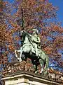 Statue of José de San Martín in Santiago de Chile