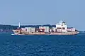 Matson container ship, Tacoma, heading into Kodiak, Alaska.