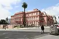 Casa Rosada, or the "Pink House", in Buenos Aires, built between 1713 and 1855 as a fort and then customs house, is the official residence and office of the President of Argentina.