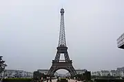 The replica of Eiffel Tower.