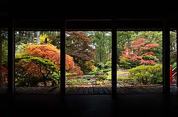 View from the pavilion in Autumn