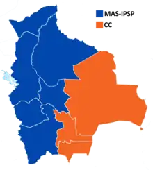 Results of the 2019 Bolivian general election