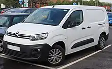 Citroën Berlingo van, note that it has a different front end design than the passenger version