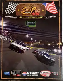 2019 South Point 400 program cover