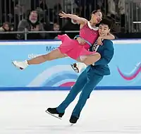 Miku Makita und Tyler Gunara at Ice dance