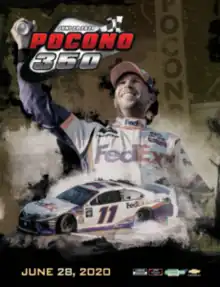 2020 Pocono 350 program cover