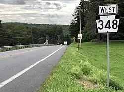 PA 348 in Salem Township