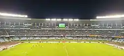 The stadium during the 2021 Durand Cup Final between FC Goa and Mohammedan SC