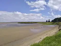 Bird's Beach, Tapora, New Zealand at low tide