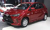 2023 Agya 1.2 G with optional TCO GR Parts Aero Package (A351RA, Indonesia)