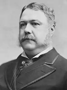 PresidentChester A. Arthurfrom New York