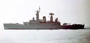 Acquired in 1991 from the Royal Navy, the Morán Valverde was decommissioned in October 2008.