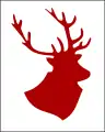 22nd Armoured Brigade1st pattern, white background