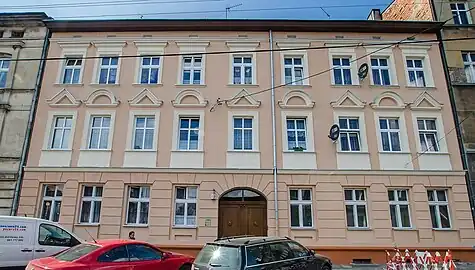 Main elevation on the street