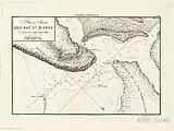 Mouth and bar of the Santa María River, 1809