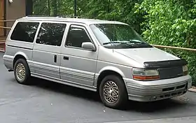 1994-1995 Chrysler Town & Country (woodgrain delete)