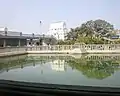 Pond near the Temple campus