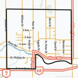 Town boundaries