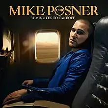 The album artwork shows Mike Posner siting on a seat of an airplane with his head facing towards the viewer and with the window shades raised up, showing the tarmac. His jacket shows a wrist zipper nearly opening up, revealing a watch.