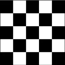 4×4 checker­board