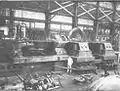 36 700 hp steam turbine under construction, 1913