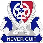 38th Sustainment Brigade"Never Quit"