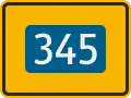Bypass route sign (Slovakia)