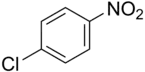 Skeletal formula of 4-nitrochlorobenzene