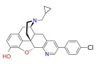 Chemical structure of 4-chlorophenylpyridomorphinan