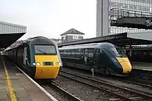 Image 69Inter-city trains at Plymouth station, operated by Great Western Railway (from Plymouth)