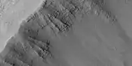 Layers, as seen by HiRISE under HiWish program  Location is Tempe Terra Note: this is an enlargement of the previous image.