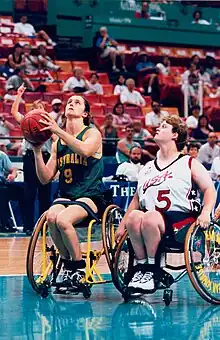 Liesl Tesch at the 1996 Summer Paralympics