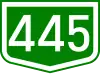 445 main road shield