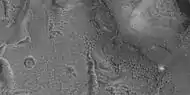 Brain terrain being formed, as seen by HiRISE under HiWish program Note: this is an enlargement of a previous image using HiView.