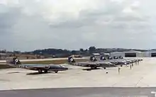 English Electric Canberra B.15 of No. 45 Squadron at RAF Tengah, Singapore, in 1963