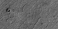 Close view of polygons, as seen by HiRISE under HiWish program