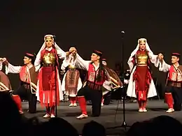 Serbian traditional dance (kolo) from Glamoč