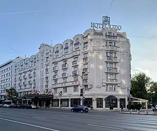 Early - Lido Hotel (Bulevardul Gheorghe Magheru no. 5-7), Bucharest, by Ernest Donaud, 1930