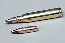 5.56mm M855A1 Enhanced Performance Round and its environmentally friendly projectile