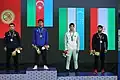 67 kg Medal ceremony