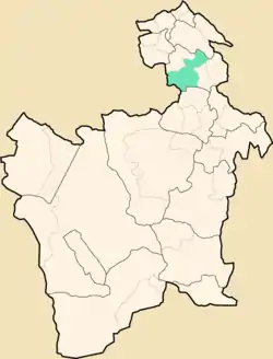 Location within Potosí Department