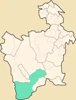 Location within Potosí Department