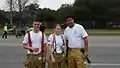 514th Firefighter Detachment ran in the Ft Stewart, Red Cross 5K on 1 March. SGT Rodriguez, SPC Carnes, and SPC Hardy all completed the run in turn-out gear