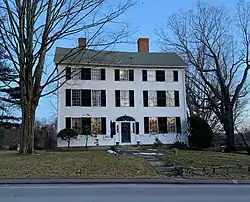 The three-storey 51 East Main Street, built in 1810. General Lafayette once stayed here