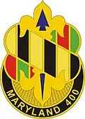 58th Expeditionary Military Intelligence Brigade"Maryland 400"