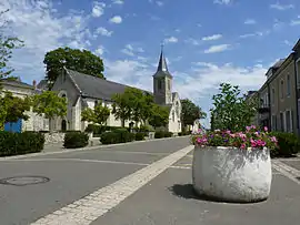 A view in the village of Solesmes