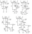 Five output structures for the 76477 chip