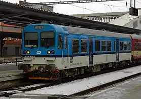 Class 943 control cab in Ostrava-Kunčice