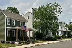 The J. Ivins House on Church Street, part of the Crosswicks Historic District