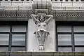 Front view of a caryatid